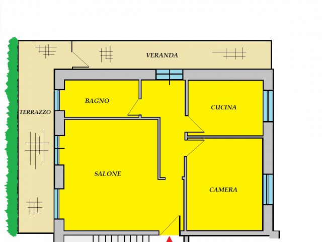 appartamento in vendita a roma via dei veralli 26