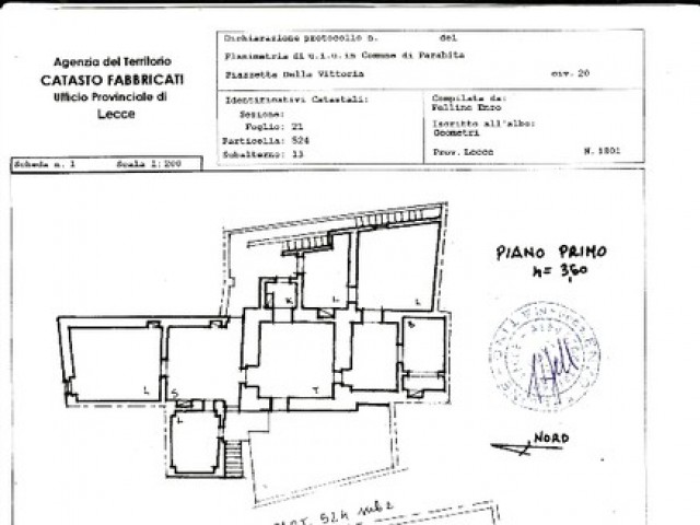 appartamento in vendita a parabita piazzetta della vittoria