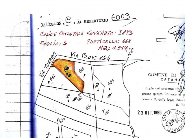 terreno residenziale in vendita a soverato strada turrati angolo strada prov 124 ex s s 106 per cz