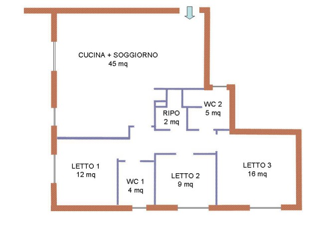 appartamento in affitto a san nicola la strada via quasimodo