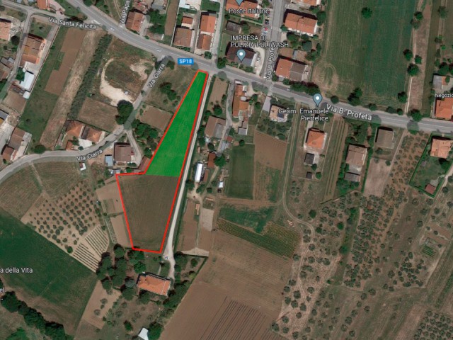 terreno residenziale in vendita a cepagatti via benedetto profeta