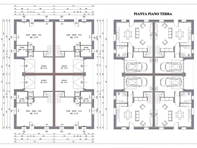 villa schiera in vendita a noventa vicentina via asiago